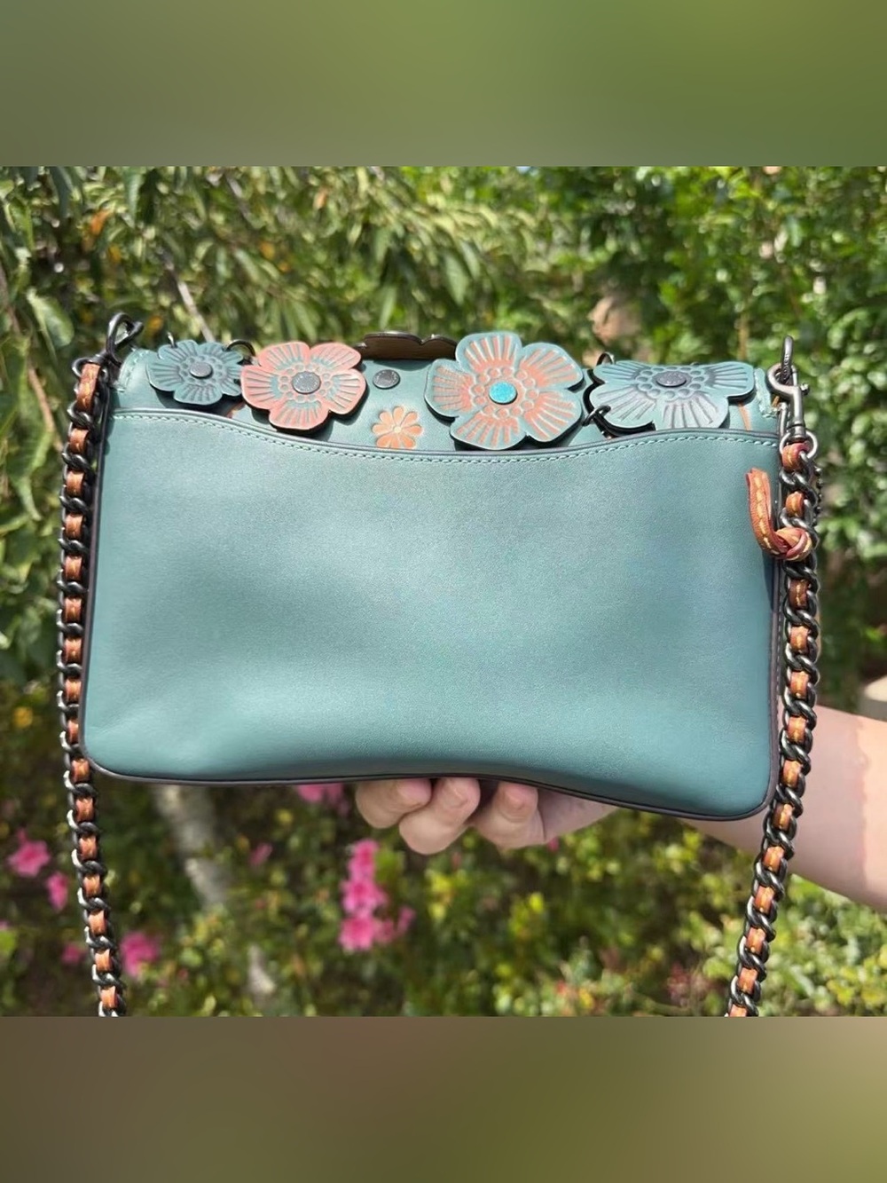 COACH Dinky 24 With Linked Tea Rose 21585 - Picture 5 of 12
